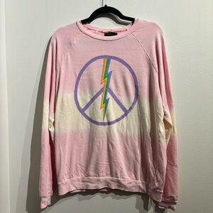 Lauren Moshi x AQUA Electric Peace Sweatshirt